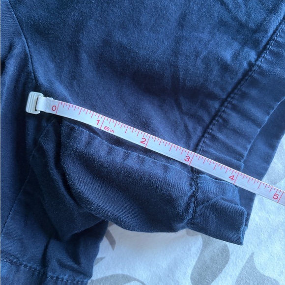 J. Crew Navy Cotton Mid-Rise Shorts - Picture 5 of 5